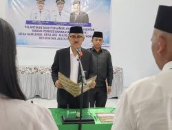 Bupati Halbar Lantik Anggota BPD Terpilih di Kecamatan Jalsel
