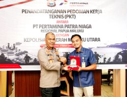 Polda Maluku Utara MoU Dengan PT Pertamina Patra Niaga Region Papua Maluku