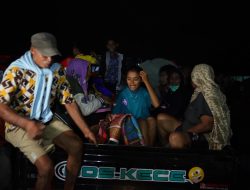 Gunung Api Ibu Kembali Erupsi, Warga di Tujuh Desa Terus Dievakuasi Ke Posko Pengungsian