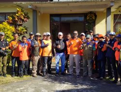 Erupsi Gunung Ibu, BPBD Halbar Mulai Turunkan Peralatan Tenda Dan Masker