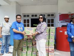 Dikbud Halbar Berikan Bantuan Untuk Pengungsi Gunung Api Ibu
