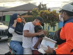 Aktivitas Warga Terganggu Akibat Abu Vulkanik, BPBD Halbar Mulai Bagikan Masker