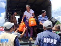 Aksi Kemanusiaan, Tim Posko Komando Erupsi Gunung Ibu Galang Donasi Untuk Pengungsi