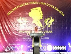 Buka Acara Pemilihan Duta Bahasa Tahun 2024, Staf Ahli Sampaikan Harapan Gubernur