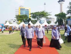 Pj Gubernur Didampingi Istri Hadiri Malam Gala Dinner dan Puncak Hari Keluarga Nasional ke-31