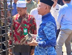Wabup Halbar Hadiri Peletakan Batu Pertama Pembangunan Mesjid di Desa Talaga