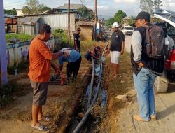 Gerak Cepat Pemerintah Halteng Atasi Pipa Air Bersih Yang Rusak Akibat Banjir