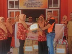 DWP Disperkim Maluku Utara Salurkan Bantuan Pangan Kepada Masyarakat Korban Bencana Banjir di Halteng