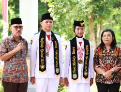 Pemda Halbar Sambut Kedatangan Paskibraka Nasional 2024