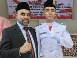 Muh Nuzul Ramdhani Sukses Kibarkan Bendera Merah Putih Pada Upacara HUT RI Ke-79 di Maluku Utara