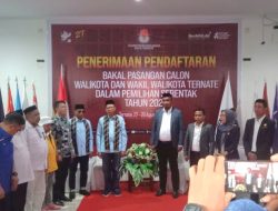 Sah! Syahril Abdurradjak-Makmur Gamgulu Mendaftar di KPU Kota Ternate