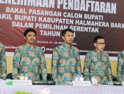 Dibuka Hari Kedua, KPU Halbar Terima Pendaftaran Dua Paslon