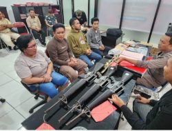 Penyidik Polres Halmahera Utara Serahkan Tersangka dan Barang Bukti Senpi Ilegal Dari Filipina Ke JPU