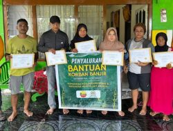 Gerakan Penggalangan Dana DKM Al-Musafirin Gosowong dan Baitul Ridwan NHM Jakarta untuk Korban Banjir Desa Rua