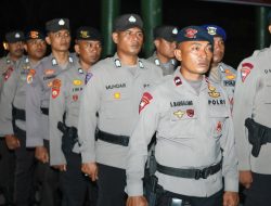 Polda Serahkan 48 Walpri, Pastikan Keamanan Cagub-Cawagub Maluku Utara