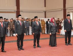 Maju Calon Bupati dan Walikota, Gubernur Kukuhkan 5 Pejabat Eselon II Isi Kekosongan Kepala Daerah