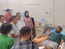 Pemprov Malut Kirim Utusan Jenguk Korban Sakit di Luwuk, Insiden Terbakarnya Speed Boat Bella 72