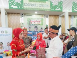 Sekprov Malut Promosikan Produk Lokal Malut Di Bazar UMKM MTQ VII Nasional