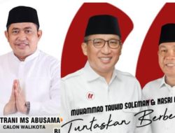 Santrani Sampaikan Ucapan Selamat Atas Kemenangan M Tauhid Soleman dan Nasri Abubakar