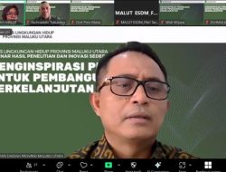 Melalui zoom, Pj Sekprov Malukut Abubakar Abdullah Buka Kegiatan Seminar Penelitian dan Inovasi