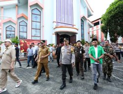 Pastikan Natal Aman, Kapolda Tinjau Pengamanan di Gereja
