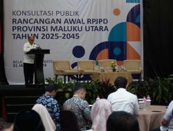 Pemprov Malut Melalui Bappeda Gelar Konsultasi Publik Penyusunan RPJPD 2025-2045
