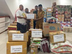 Peduli Sesama, Bappeda Malut Salurkan Bantuan Kemanusiaan Korban Banjir Rua