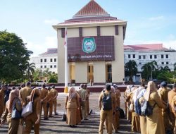 Pimpin Apel Pagi, Sekprov Dorong ASN Terus Tingkatkan Kinerja di Tahun 2025