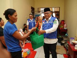Salurkan Bantuan Kemanusiaan Gunung Ibu, Warga Beri Ucapan Terima Kasih Pada Gubernur