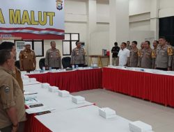 Pj Gubernur Malut Ikuti Rakor Ketahanan Pangan Secara Virtual