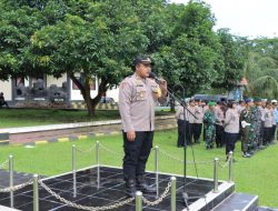 Jelang Putusan MK, Polres Halut Gelar Apel Siaga Gabungan