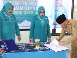 Sertijab Ketua TP-PKK Provinsi Maluku Utara, Rusni Sarbin Tegaskan Siap Lanjutkan Tugas