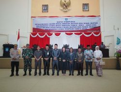 DPRD Halut Gelar Rapat Paripurna Pengumuman Akhir Masa Jabatan Bupati Wakil Bupati dan Penetapan Bupati Wabup Terpilih
