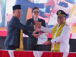 Gubernur Malut Hadiri Sertijab Bupati-Wakil Bupati Halut 2025-2030