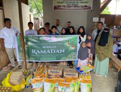 Tebar Kepedulian di Bulan Ramadan, PT IWIP dan KJTV Santuni Anak Yatim dan Bagikan Ratusan Sembako