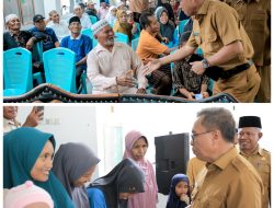 Penerima Manfaat Dari Bupati dan Wakil Bupati Halteng Tersenyum
