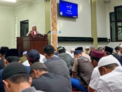 Sambut Idul Fitri, Karyawan NHM Sholat ID di Masjid Al-Musafirin