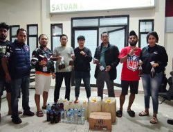 Cegah Ganguan Kemanan, Polres Halut Amankan Miras dan Lem Ehabon