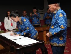 Gubernur Sherly Lakukan penandatangan MoU Bersama Balai Sentra Wasana Bahagia Kemensos