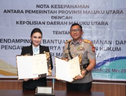 MoU Pemprov dan Polda Malut Wujud Kolaborasi Pemerintahan Bersih dan Aman