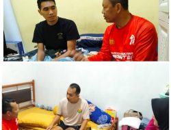 Kapolda dan Ketua Bhayangkari Daerah Malut Besuk Tiga Anggota yang Dirawat