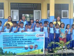 NHM Peduli Hadirkan Edukasi Kebencanaan dan PHBS di Sekolah Lingkar Tambang