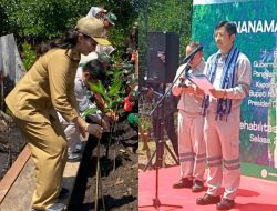 Presiden Direktur PT IWIP Kevin He Ikut Tanam Pohon Mangrove Bersama Gubernur dan Bupati Halteng