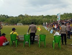 Polisi Amankan Turnamen Takome Cup II di Ternate