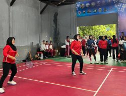 HUT Polwan ke-77, Polres Ternate Hadirkan Semangat Kebersamaan Lewat Turnamen Badminton