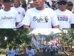 Sambut HUT RI, Orang Tua Hingga Anak Anak Antusias Ikut Bajaka Di Pulau Moti