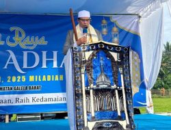 Sholat Idhul Adha, Wakil Bupati Halmahera Utara Bertindak Sebagai Khutbah