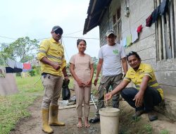 Melalui Program NHM Peduli, Warga Kao Barat Sudah Nikmati Aliran Air Bersih