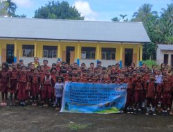 NHM Peduli Perluas Jangkauan Edukasi Kebencanaan dan PHBS Hingga Kao Utara