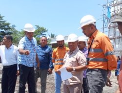 Bupati Tinjau Progres Pembangunan Gereja Berikan Apresiasi Terhadap PT NHM